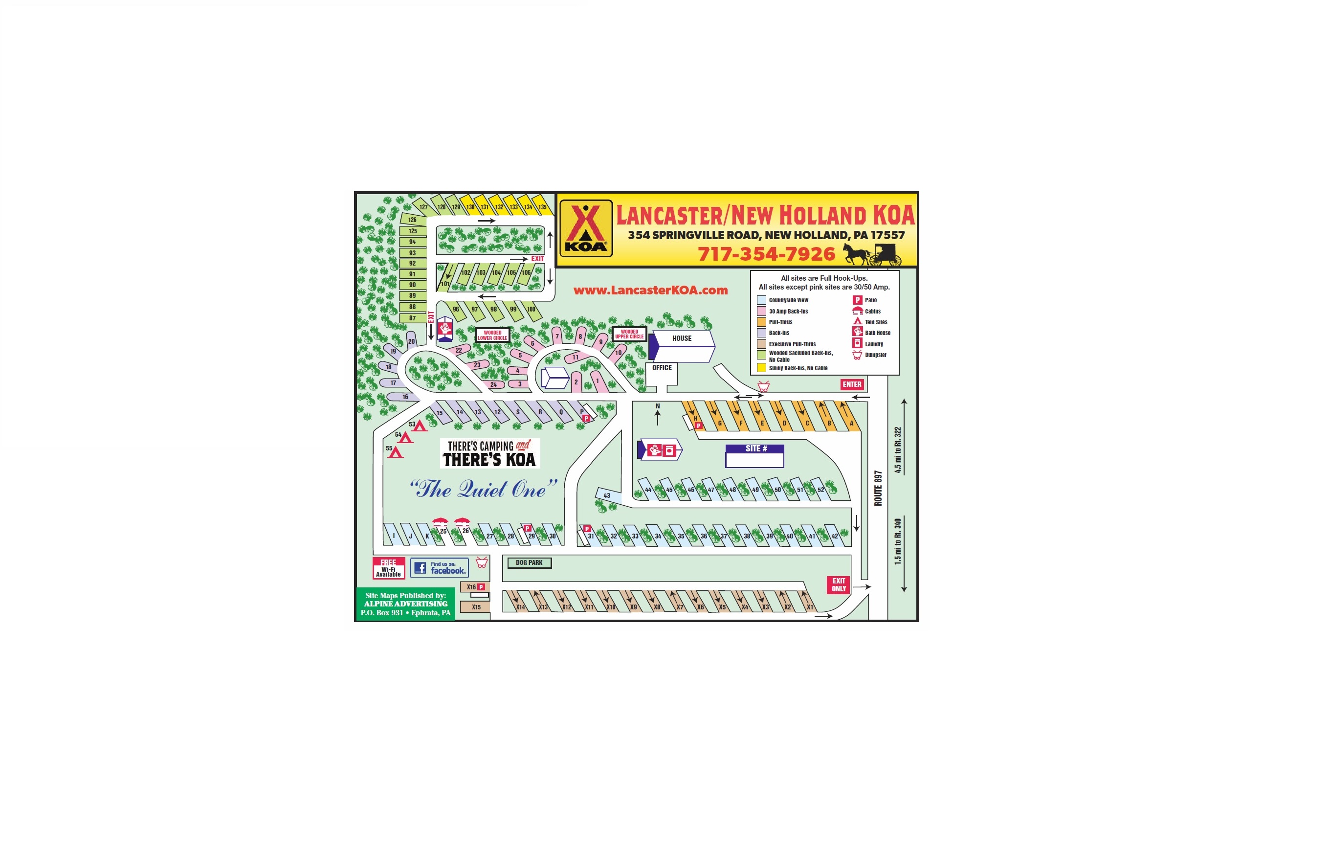 New Holland, Pennsylvania RV Camping Sites Lancaster / New Holland